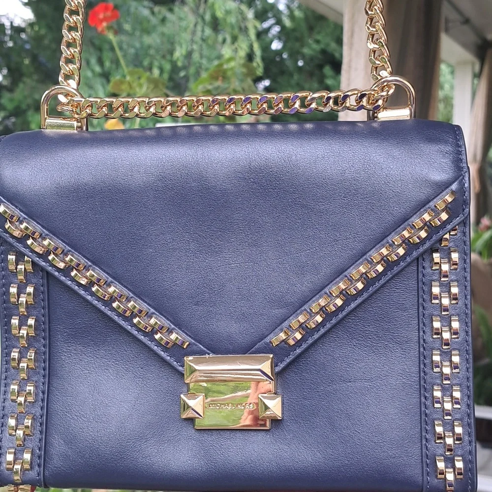 Michael Kors Navy Admiral With Gold Accents NEW WITH TAG - Picture 2 of 16